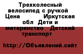 Трехколесный велосипед с ручкой › Цена ­ 6 000 - Иркутская обл. Дети и материнство » Детский транспорт   